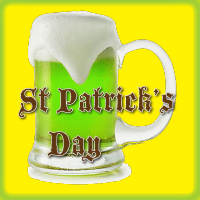 saint patricks day green beer